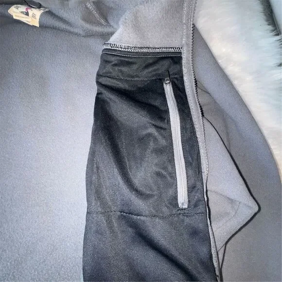 Red Head Men's XL Gray Fleece Full Zip Jacket Adjustable Waist Athleisure - Picture 7 of 13